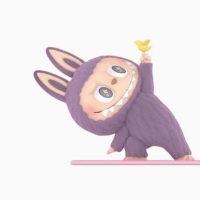 Pop Mart The Monsters Labubu Lazy Yoga 'Little Bird'